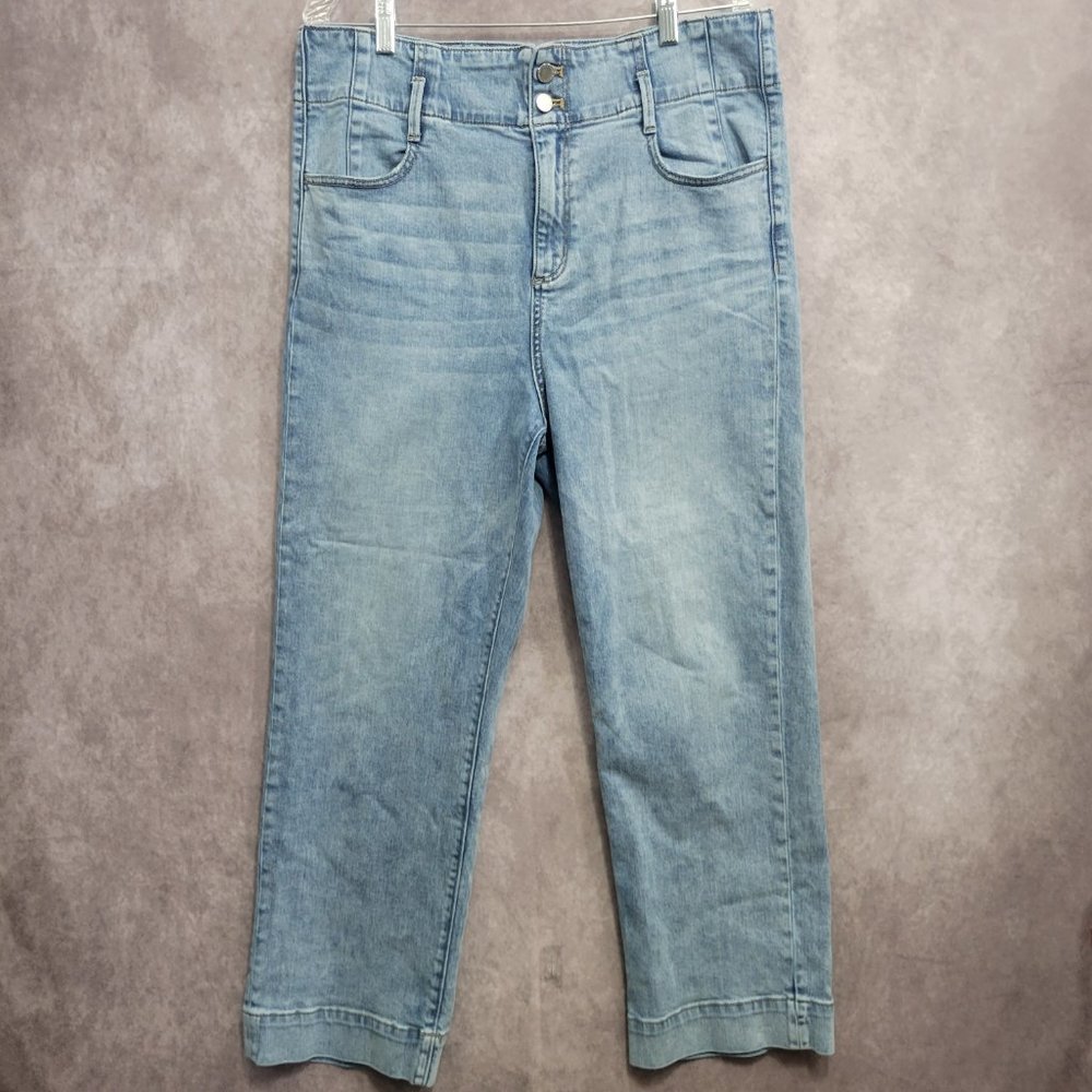 Ann Taylor The Easy Straight High Rise Jeans size 14